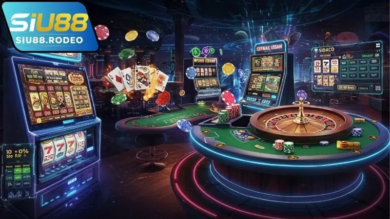 Các sảnh và trò chơi nổi bật tại casino SIU88